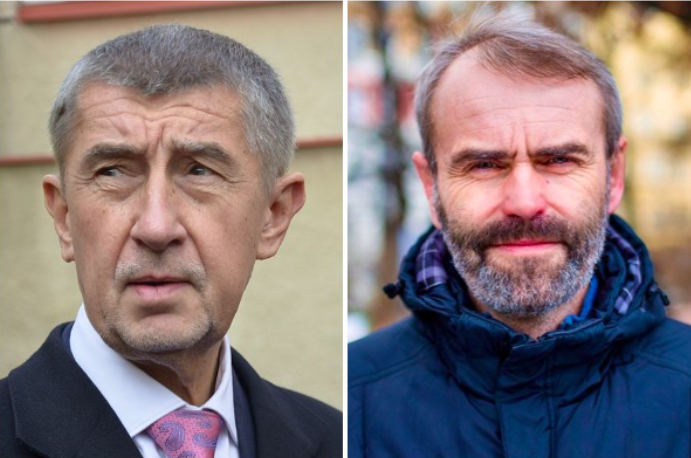 Andrej Babiš a Robert Šlachta