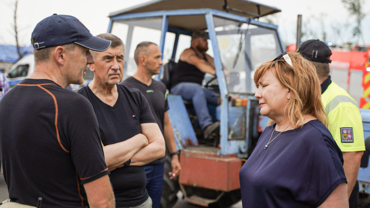 Bývalý premiér Andrej Babiš (ANO) a bývalá ministryně financí Alena Schillerová (za ANO) na jižní Moravě