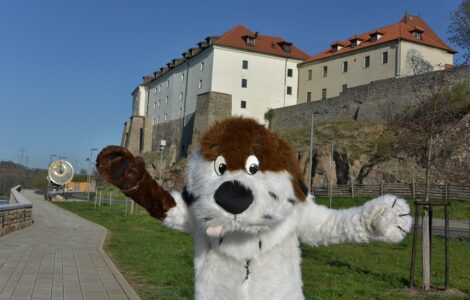 Maxipes Fík se stal pohádkovým maskotem úspěšného města Kadaně na českém severozápadě