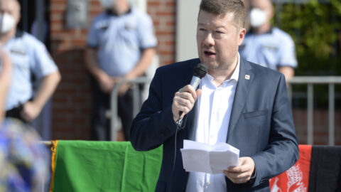 Předseda SPD Tomio Okamura