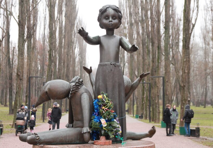 Památník dětí zavražděných německými nacisty v kyjevském Babím Jaru