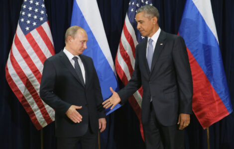 Vladimir Putin a Barack Obama. Ilustrační foto
