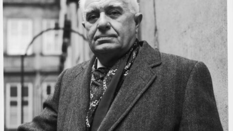 Spisovatel Johannes Urzidil na návštěvě Vídně (18. 11. 1964)
