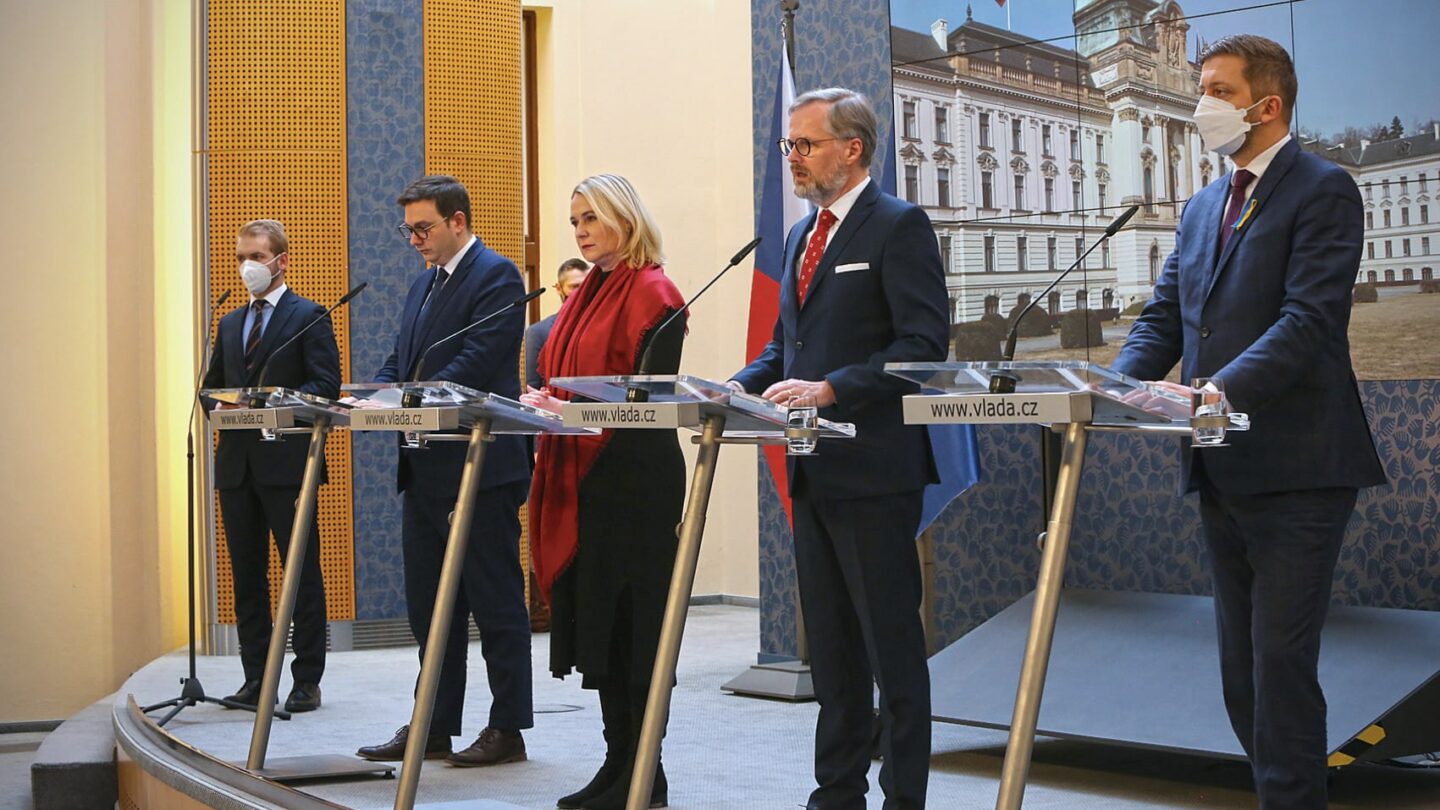 Tisková konference vlády