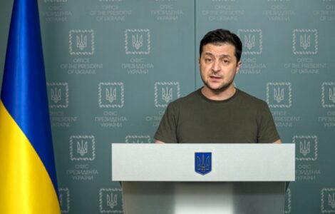 Ukrajinský prezident Volodymyr Zelenskyj