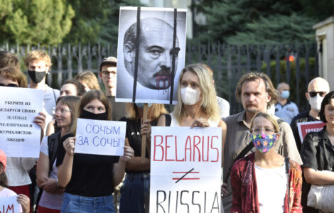 Také v Česku protestují Bělorusové od roku 2020 proti Lukašenkově diktatuře a nyní odmítají válku Putinova Ruska proti Ukrajině