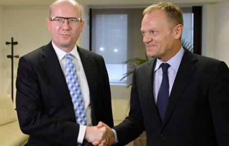 Bohuslav Sobotka a Donald Tusk