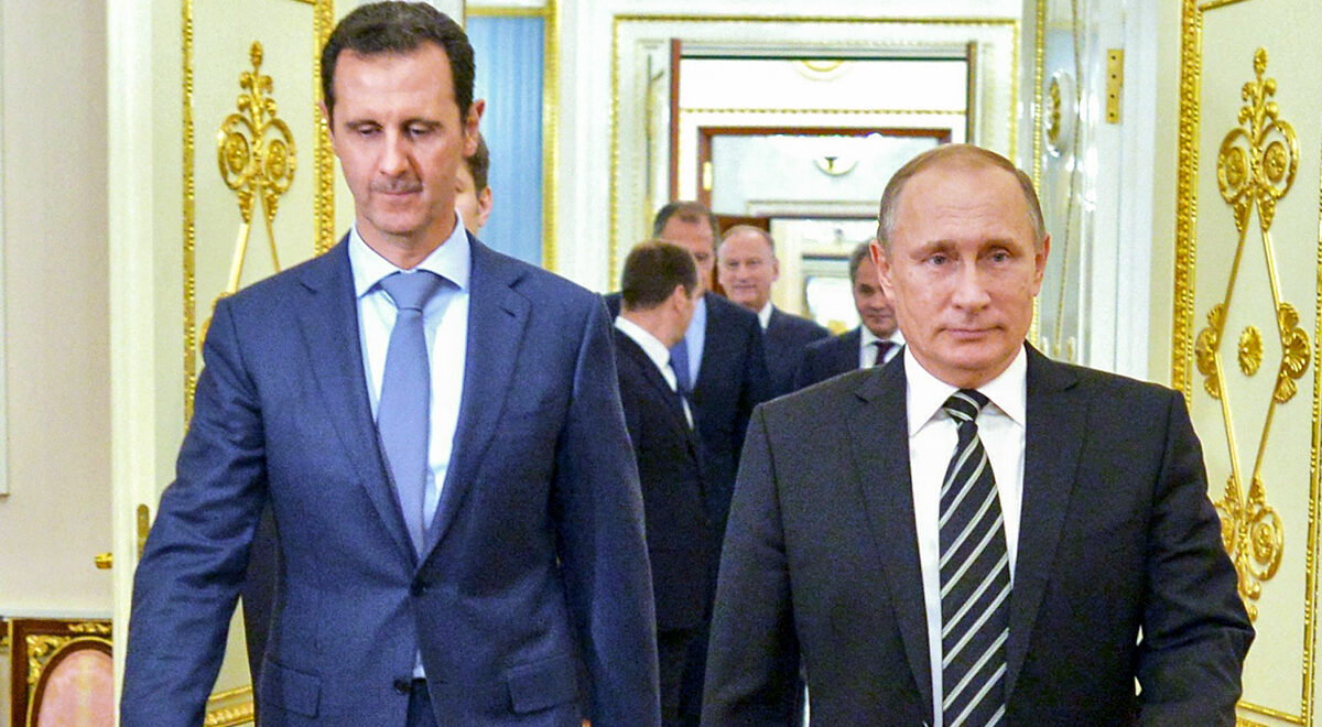 Bašár Asad a Vladimir Putin 