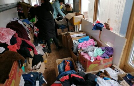 Sbírka pro uprchlíky z Ukrajiny pořádaná vietnamskou komunitou v Praze