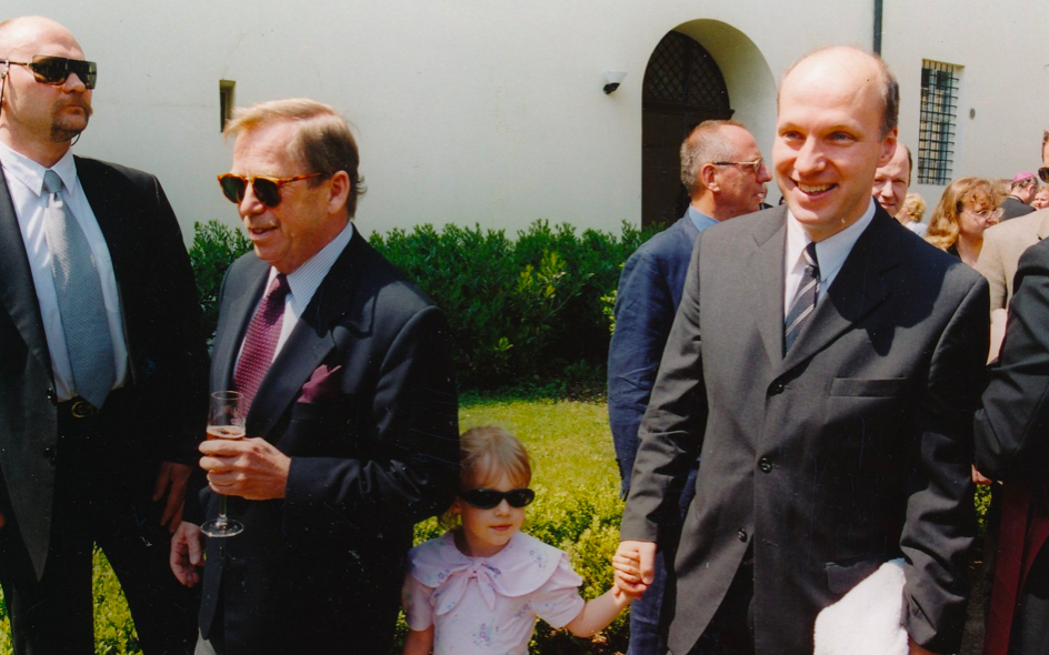 Pavel Fischer s Václavem Havlem