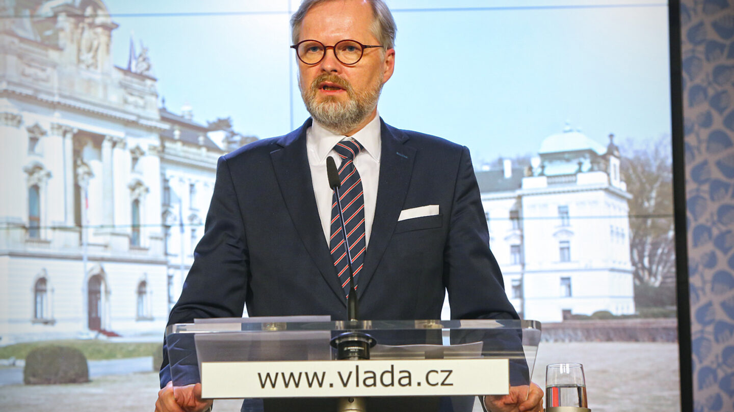 Premiér Petr Fiala (ODS)