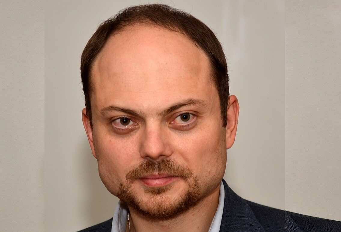 Vladimir Kara-Murza, vězněný ruský opoziční aktivista.