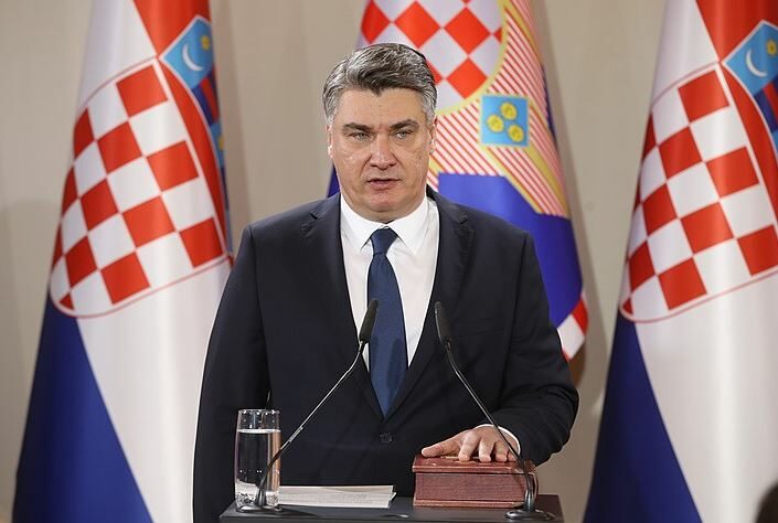 Chorvatský prezident Zoran Milanović