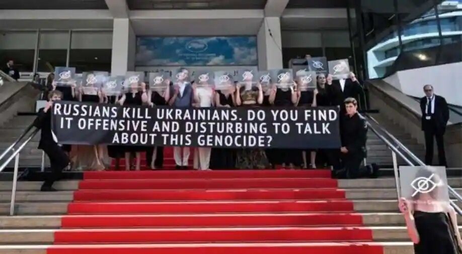 Ukrajinští filmaři protestují na festivalu v Cannes proti ruské válečné agresi