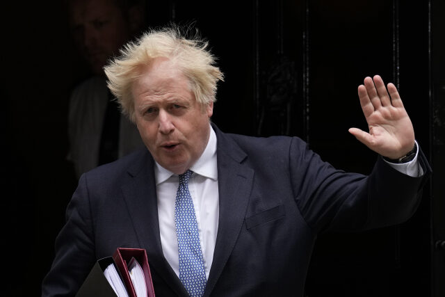 Bývalý britský premiér Boris Johnson