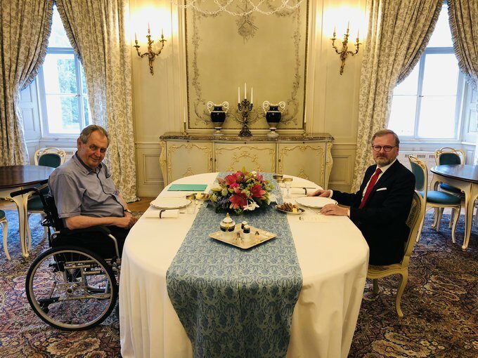 Prezident Miloš Zeman a premiér