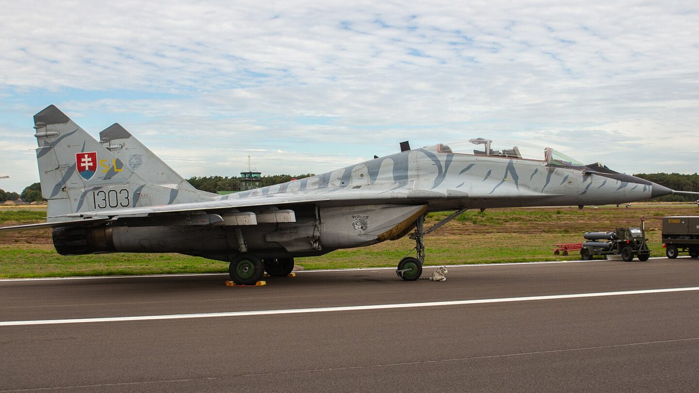 Mig-29 ve slovenských barvách