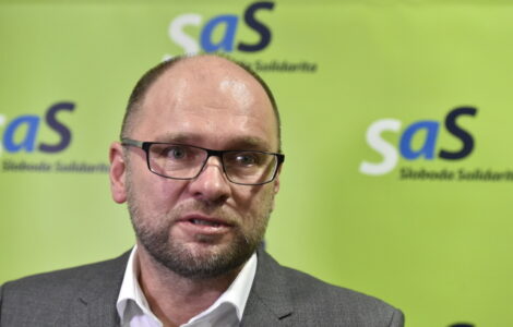 Předseda strany Svoboda a Solidarita (SaS) Richard Sulík