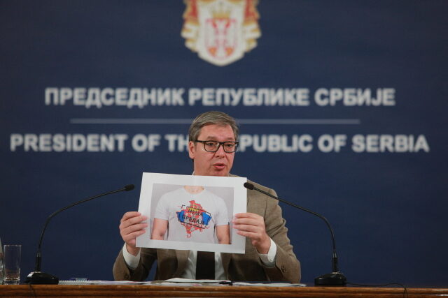 Srbský prezident Aleksandar Vučić