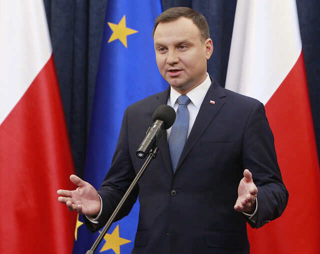 Polský prezident Andrzej Duda 