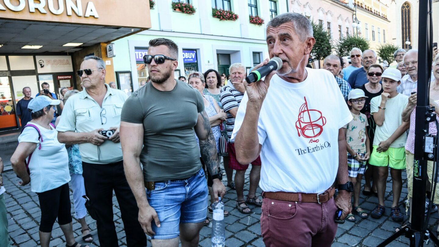 Andrej Babiš (ANO) ve Vodňanech