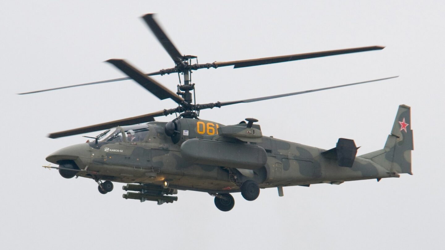 Vrtulník Ka-52 Aligátor