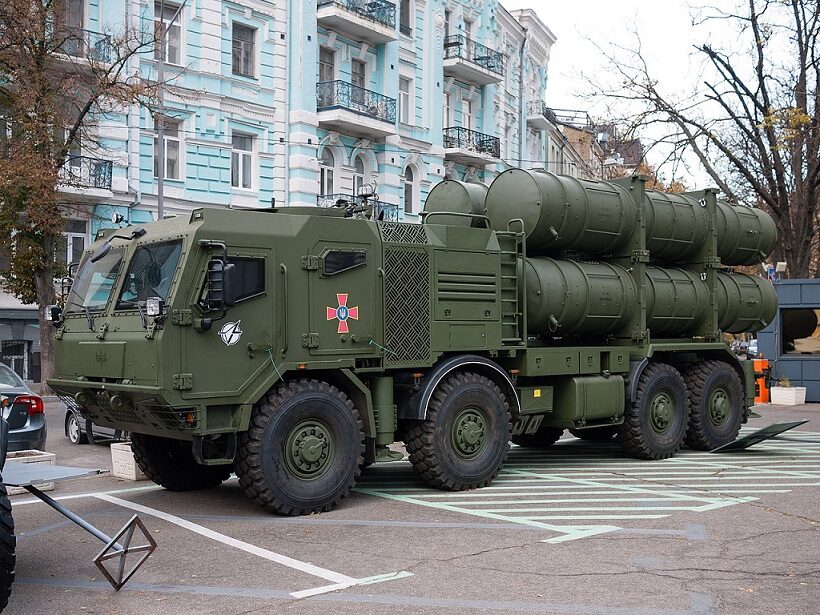 Ukrajinské střely Neptun na vojenské přehlídce v Kyjevě (2021)