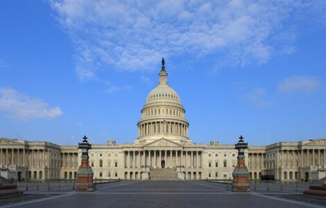 Kapitol, sídlo Kongresu ve Washingtonu. Ilustrační foto