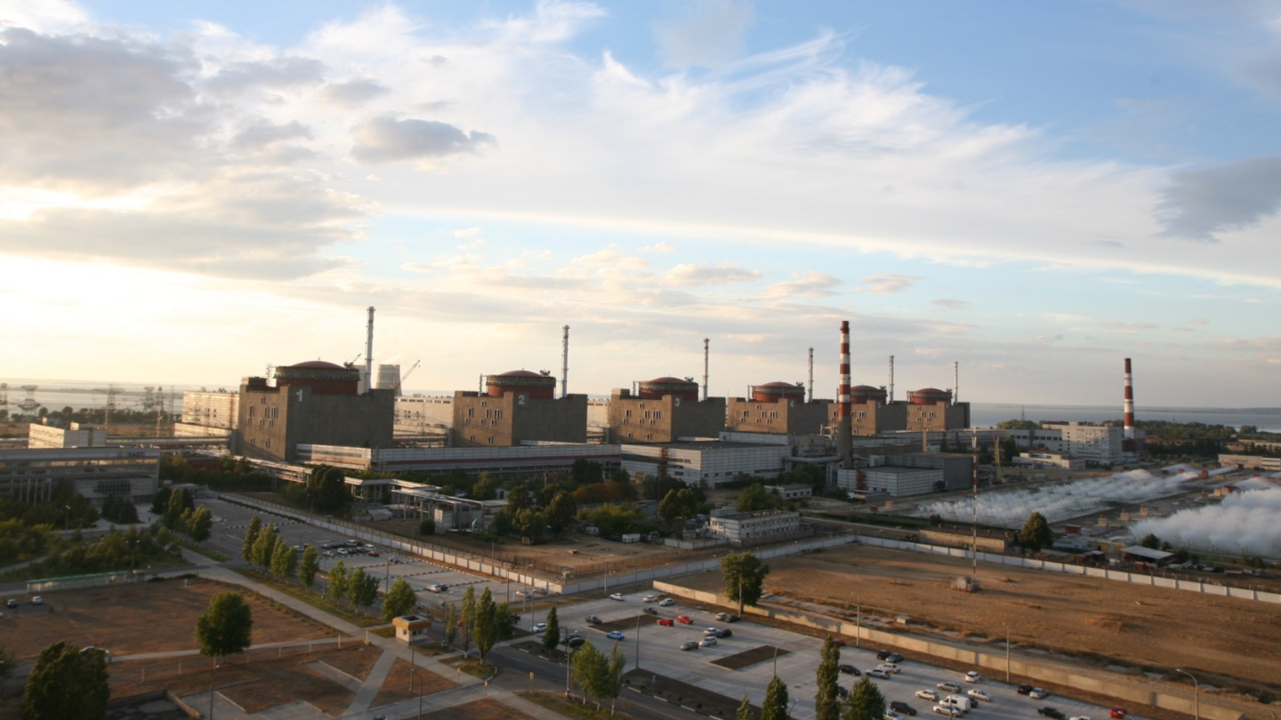 Záporožská jaderná elektrárna (ilustrační foto).