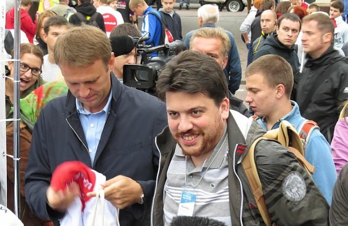 Leonid Volkov a Alexej Navalnyj