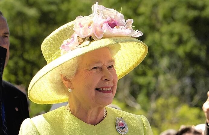 Královna Alžběta II. ve Spojených státech amerických v roce 2007