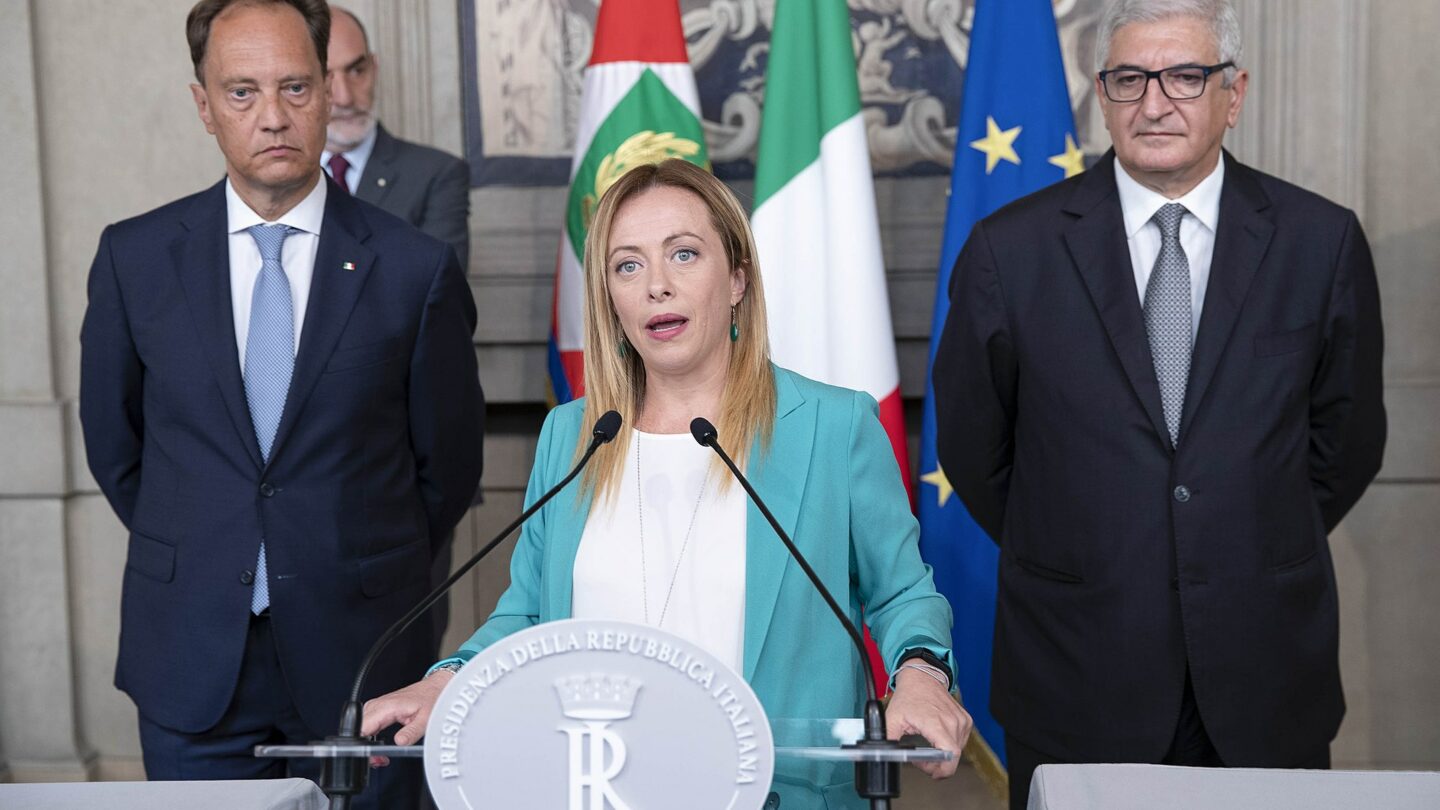 Giorgia Meloniová se může stát první italskou premiérkou