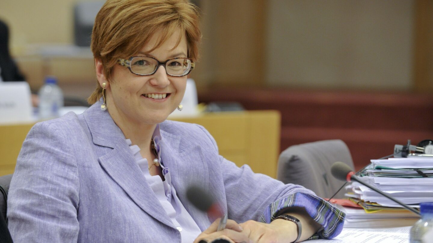 Předsedkyně výboru Evropského parlamentu pro rozpočtovou kontrolu Ingeborg Grässleová.