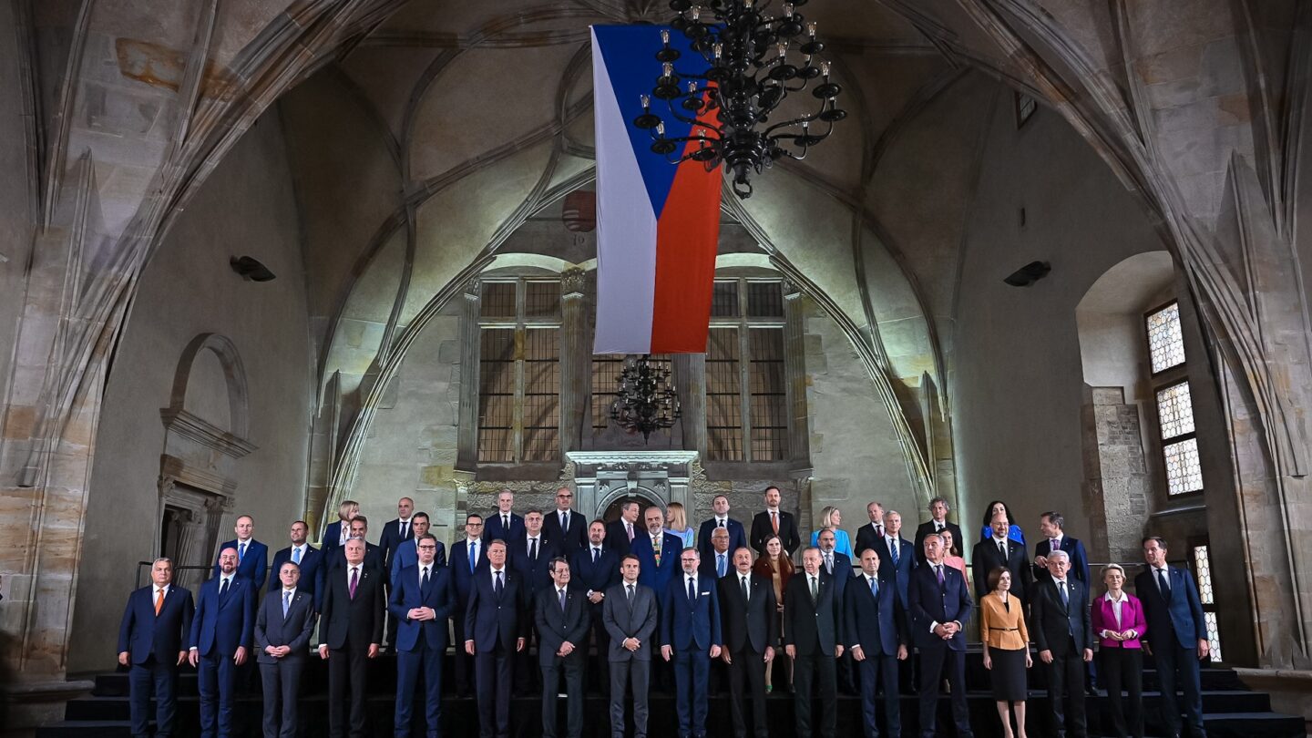 Historicky první summit Evropského politického společenství se uskutečnil na Pražském hradě