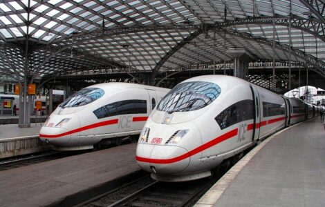 Německé vlaky. Ilustrační foto