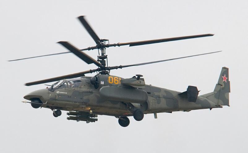 Vrtulník Ka-52. Ilustrační foto
