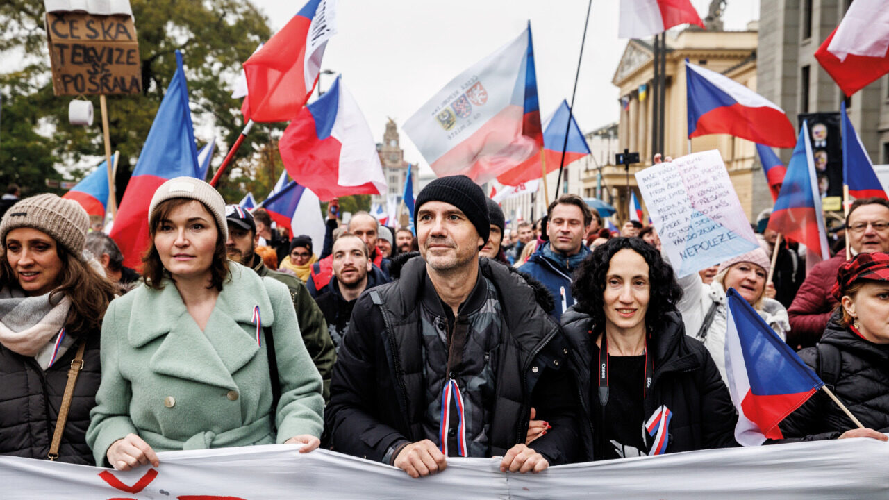 Ladislav Vrabel na demonstraci