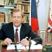 Prezident Václav Havel krátce po inauguraci prezidentem České republiky v roce 1993.
