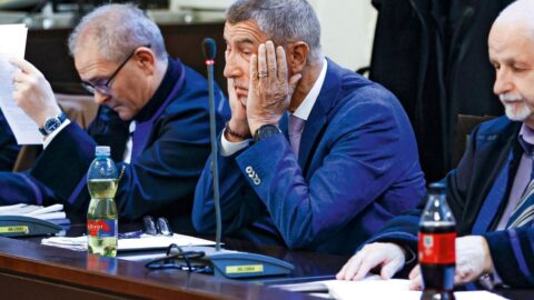 Andrej Babiš u soudu