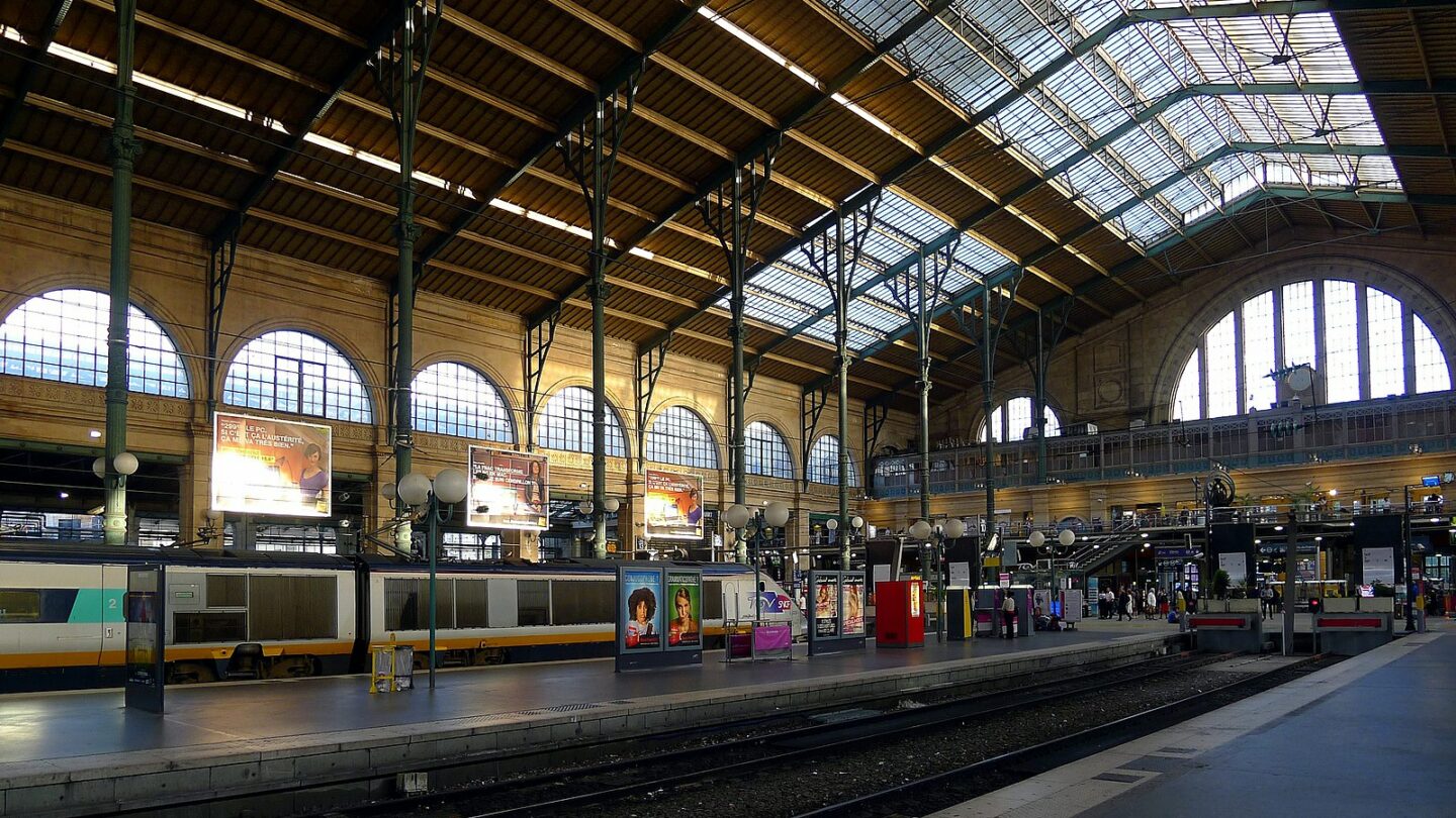 Nádraží Gare du Nord v Paříží