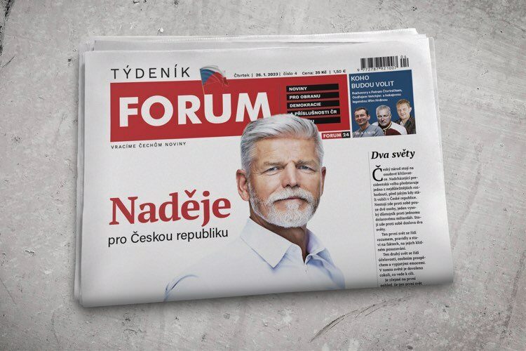 Titulní strana Týdeníku FORUM