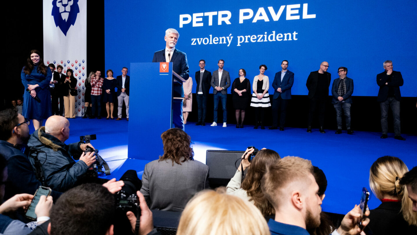Petr Pavel se svým volebním týmem