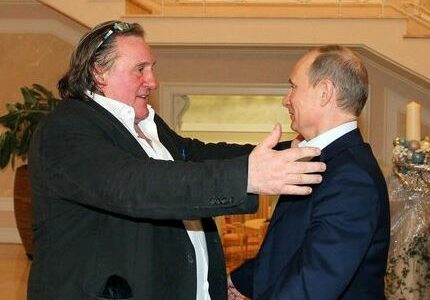 Gérard Depardieu a Vladimir Putin.