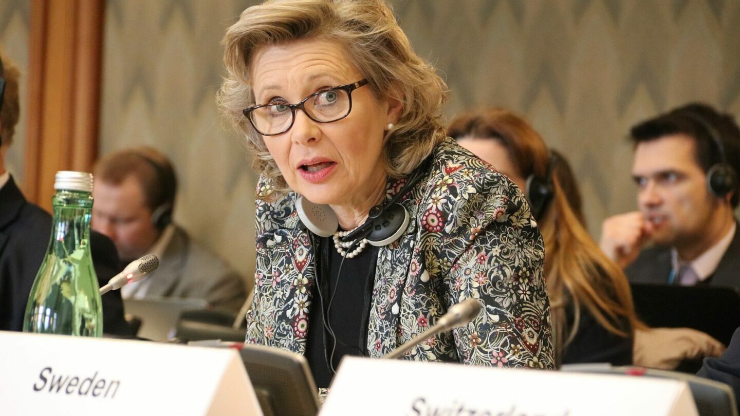 Předsedkyně Parlamentního shromáždění OBSE Margareta Cederfeltová