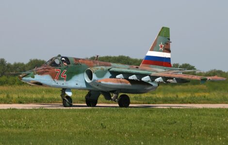 Ruský Suchoj Su-25. Ilustrační foto