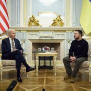 Americký prezident Joe Biden na návštěvě Ukrajiny.