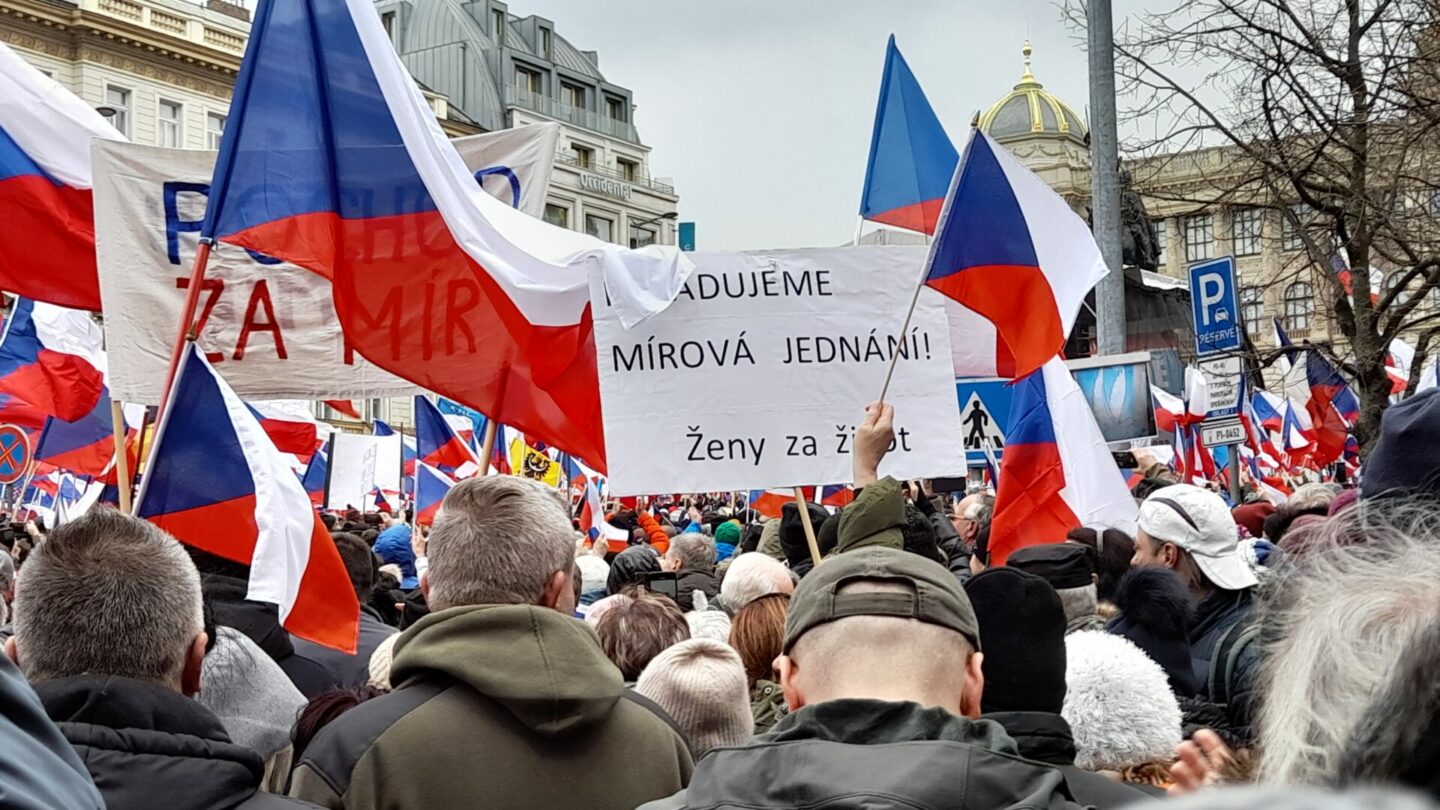 Demonstrace Jindřicha Rajchla