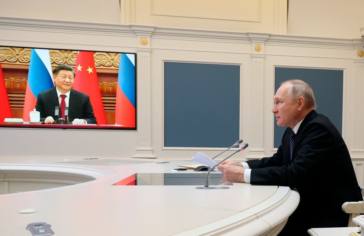Vladimir Putin a Si Ťin-pching
