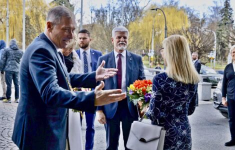 Prezident Petr Pavel se v Ostravě sešel s hejtmanem Moravskoslezského kraje Ivem Vondrákem