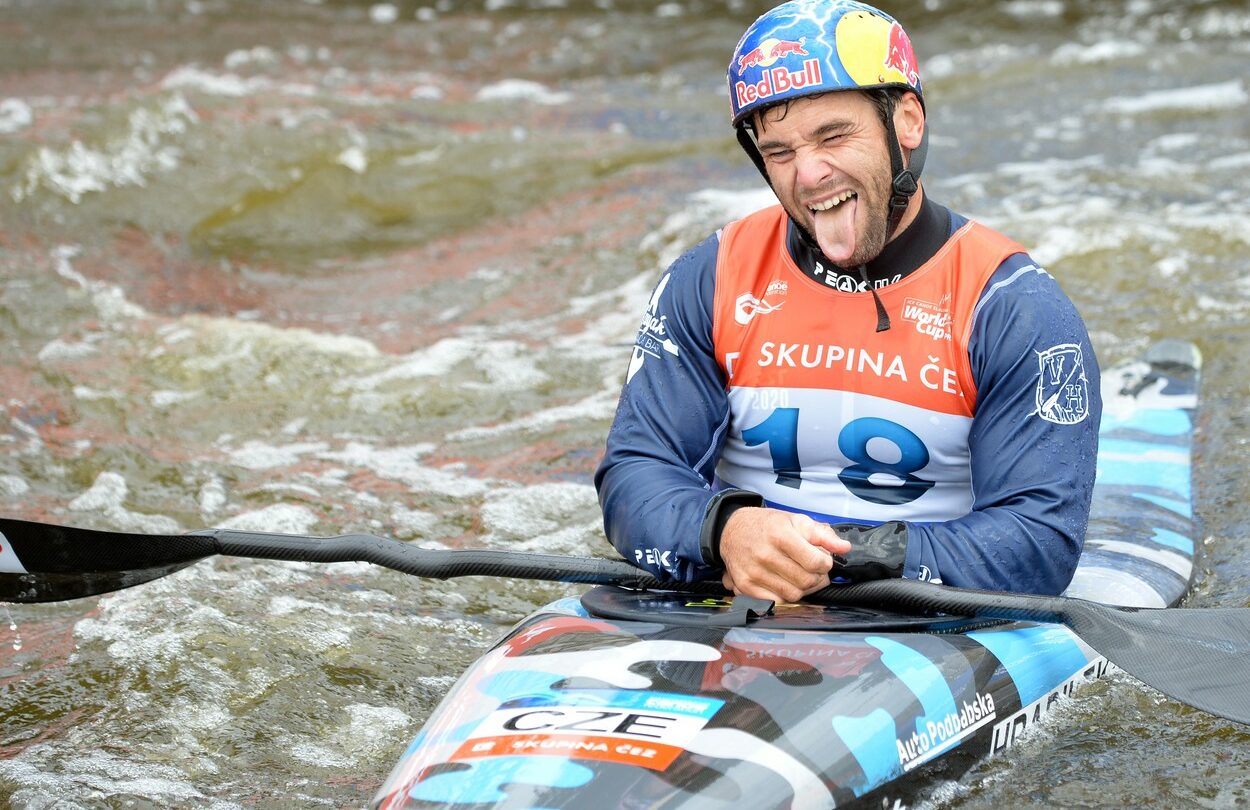 Olympionik a vodní slalomář Vavřinec Hradilek
